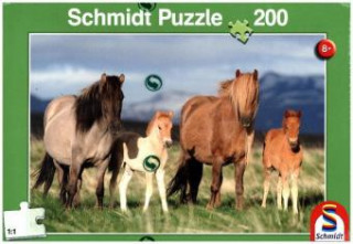 Játék Pferdefamilie (Kinderpuzzle) 