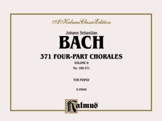 Buch Bach 371 Chorales Johann Sebastian Bach