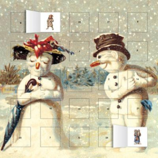Kalendář/Diář Mr & Mrs Snowman advent calendar (with stickers) 