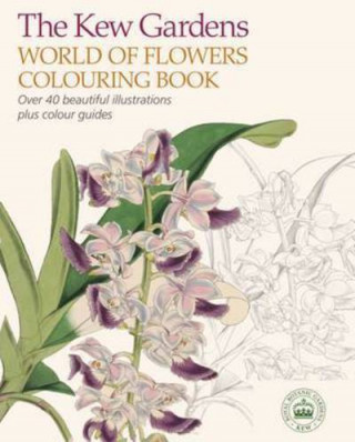 Książka Kew Gardens World of Flowers Colouring Book Kew Gardens
