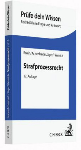 Kniha Strafprozessrecht Christian Jäger