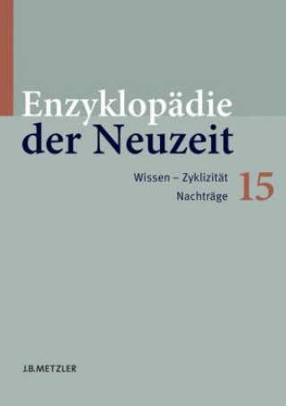 Book Enzyklopadie der Neuzeit Friedrich Jaeger