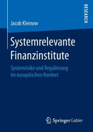 Knjiga Systemrelevante Finanzinstitute Jacob Kleinow
