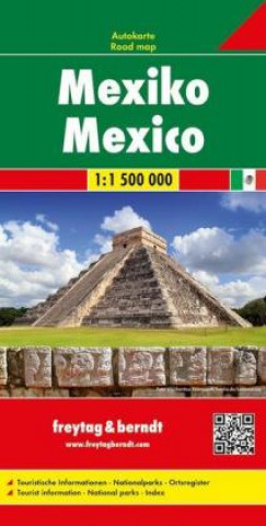 Tiskanica Mexiko Road Map 1:1 500 000 