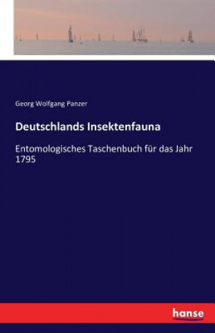 Книга Deutschlands Insektenfauna Georg Wolfgang Panzer