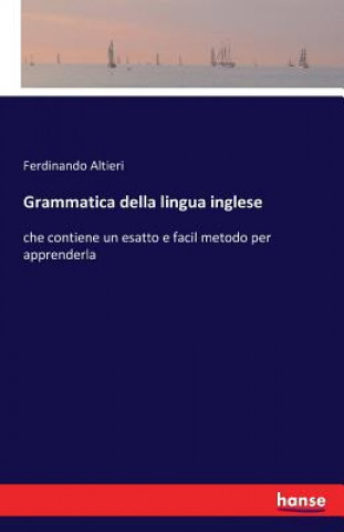 Libro Grammatica della lingua inglese Ferdinando Altieri