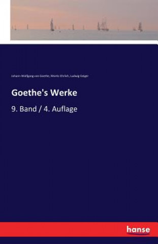 Carte Goethe's Werke Johann Wolfgang Von Goethe