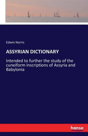 Book Assyrian Dictionary Edwin Norris