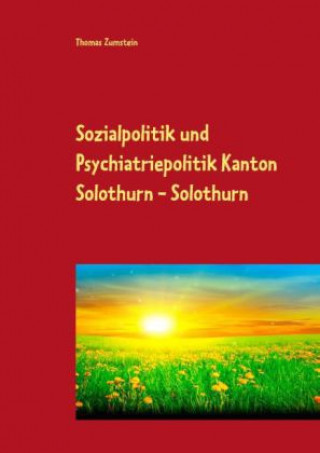 Könyv Sozialpolitik und Psychiatriepolitik Kanton Solothurn - Solothurn Thomas Zumstein
