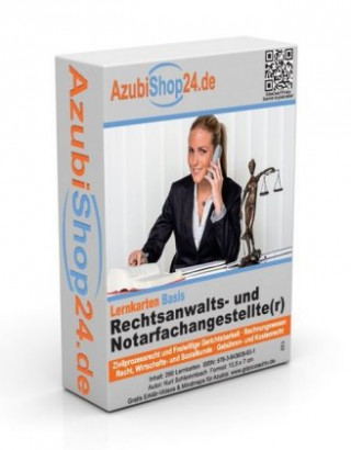 Játék AzubiShop24.de Basis-Lernkarten Rechtsanwalts- und Notarfachangestellte(r) Kurt Schlemmbach