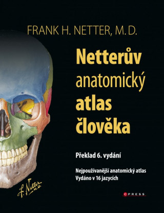 Kniha Netterův anatomický atlas člověka Frank H. Netter