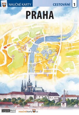 Tiskovina Naučné karty Praha 
