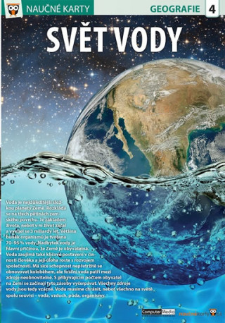 Tlačovina Naučné karty Svět vody 