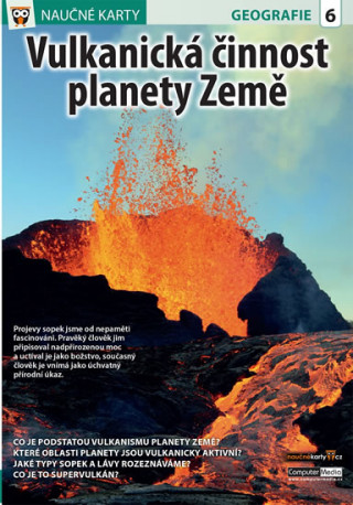 Tlačovina Naučné karty Vulkanická činnost planety Země 