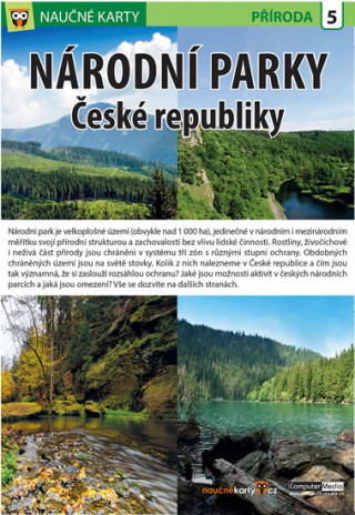 Tiskovina Naučné karty Národní parky České republiky 