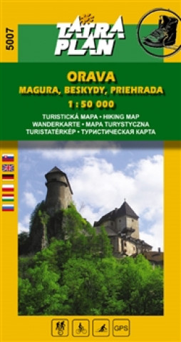 Tlačovina Orava Magura, Beskydy, Priehrada 1:50 000 