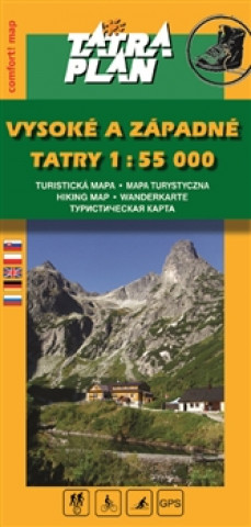 Materiale tipărite Vysoké a Západné Tatry 1:55 000 