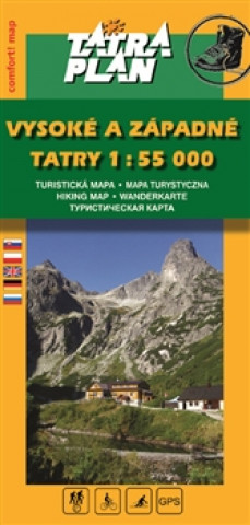 Nyomtatványok Vysoké a Západné Tatry 1:55 000 