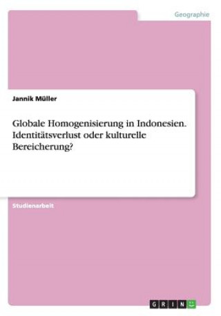 Carte Globale Homogenisierung in Indonesien. Identitatsverlust oder kulturelle Bereicherung? Jannik Müller