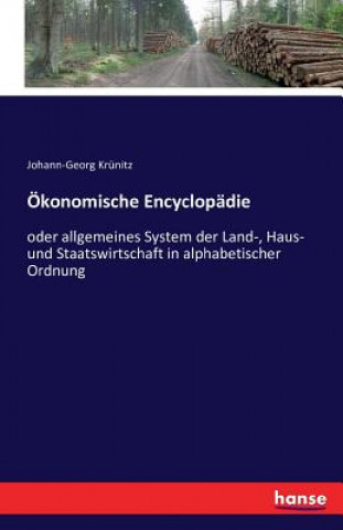 Kniha OEkonomische Encyclopadie Johann-Georg Krunitz