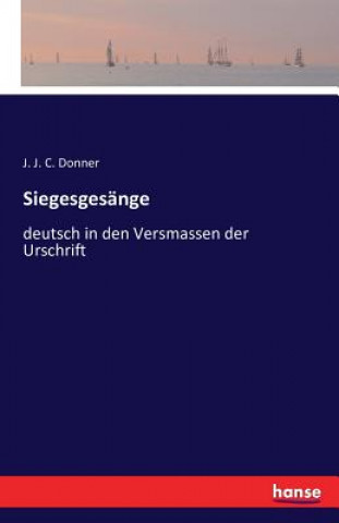 Buch Siegesgesange J J C Donner