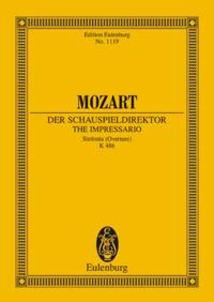 Knjiga Der Schauspieldirektor WOLFGANG AMADEUS MOZ
