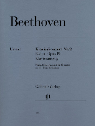 Tlačovina Klavierkonzert Nr.2 B-Dur op.19, Klavierauszug Ludwig van Beethoven