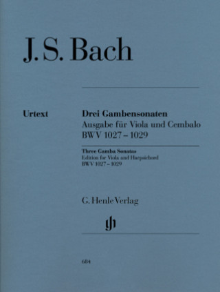 Printed items Drei Gambensonaten BWV 1027-1029, Ausgabe für Viola und Cembalo Johann Sebastian Bach