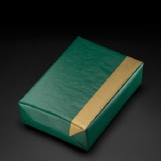 Igra/Igrača Geschenkpapier VT gold-grün be (Rolle 30 cm) 