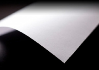 Joc / Jucărie Geschenkpapier Vollton weiß stoffgefärbt (Rolle 50 cm) 