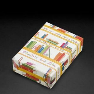 Játék Geschenkpapier Leseratte mg 4-farbig, 25 Bogen (70 x 100 cm) 