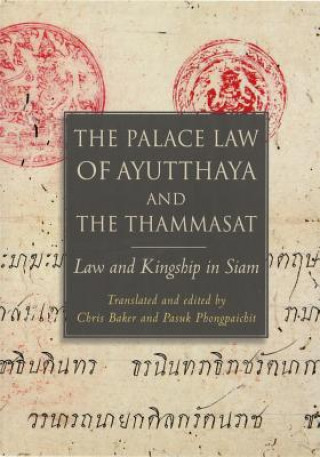 Książka Palace Law of Ayutthaya and the Thammasat Chris Baker