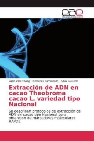Carte Extracción de ADN en cacao Theobroma cacao L. variedad tipo Nacional Jaime Vera Chang