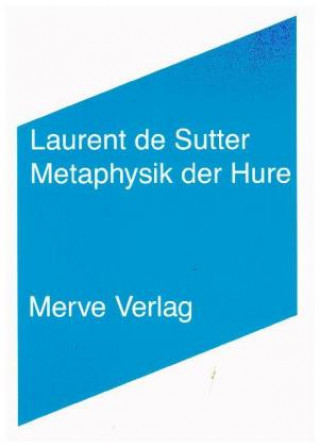 Boek Metaphysik der Hure Laurent de Sutter
