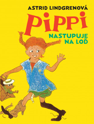 Book Pippi nastupuje na loď Astrid Lindgrenová