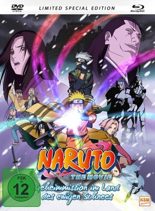 Video Naruto - Geheimmission im Land des ewigen Schnees - The Movie, 1 DVD + 1 Blu-ray Tensai Okamura