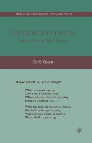 Kniha Social Life of Poetry C. Green