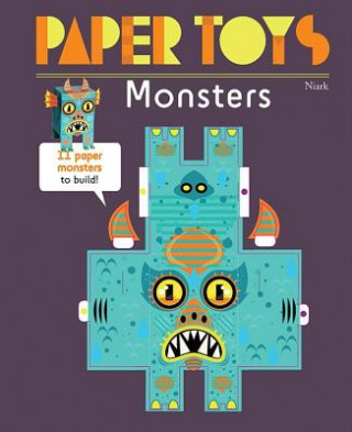 Kniha Paper Toys - Monsters Marie Guibert