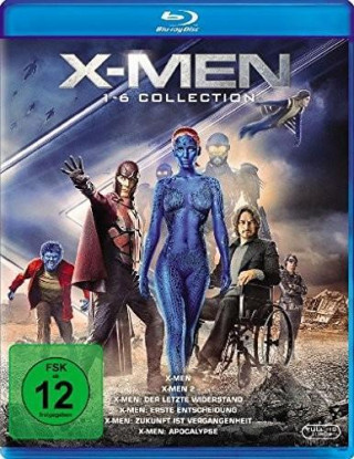 Видео X-Men 1-6 Boxset, 6 Blu-ray Hugh Jackman
