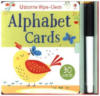 Książka Wipe-Clean Alphabet Cards Felicity Brooks