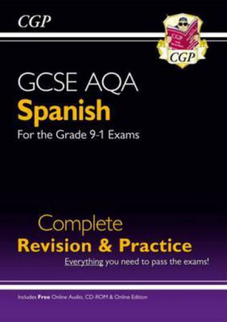Kniha GCSE Spanish AQA Complete Revision & Practice (with Free Online Edition & Audio) CGP Books