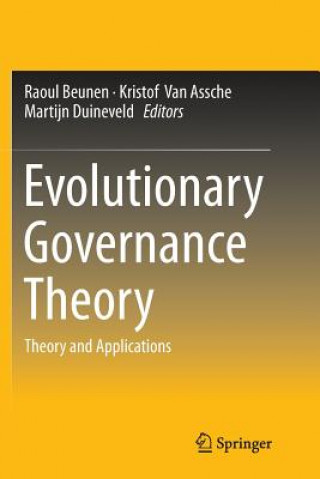 Kniha Evolutionary Governance Theory Kristof Van Assche