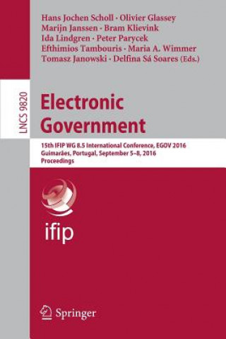 Könyv Electronic Government Hans Jochen Scholl
