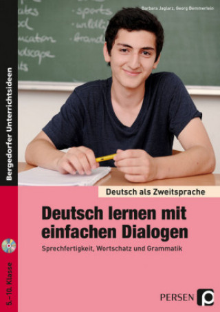 Kniha Deutsch lernen mit einfachen Dialogen, m. 1 CD-ROM Barbara Jaglarz