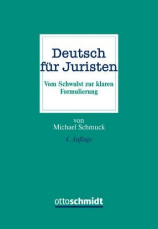 Carte Deutsch für Juristen Michael Schmuck