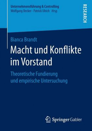 Książka Macht Und Konflikte Im Vorstand Bianca Brandt