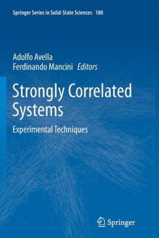 Könyv Strongly Correlated Systems Adolfo Avella