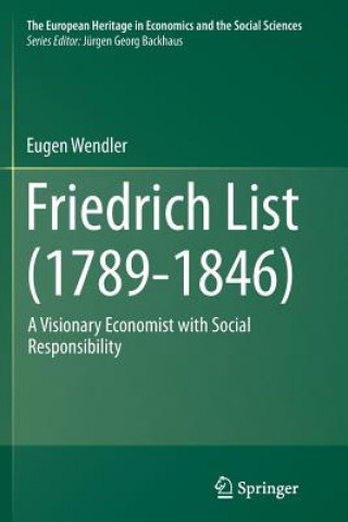 Kniha Friedrich List (1789-1846) Eugen Wendler