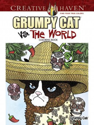 Книга Creative Haven Grumpy Cat Vs. The World Coloring Book Diego Pereira