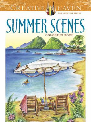 Book Creative Haven Summer Scenes Coloring Book Teresa Goodridge